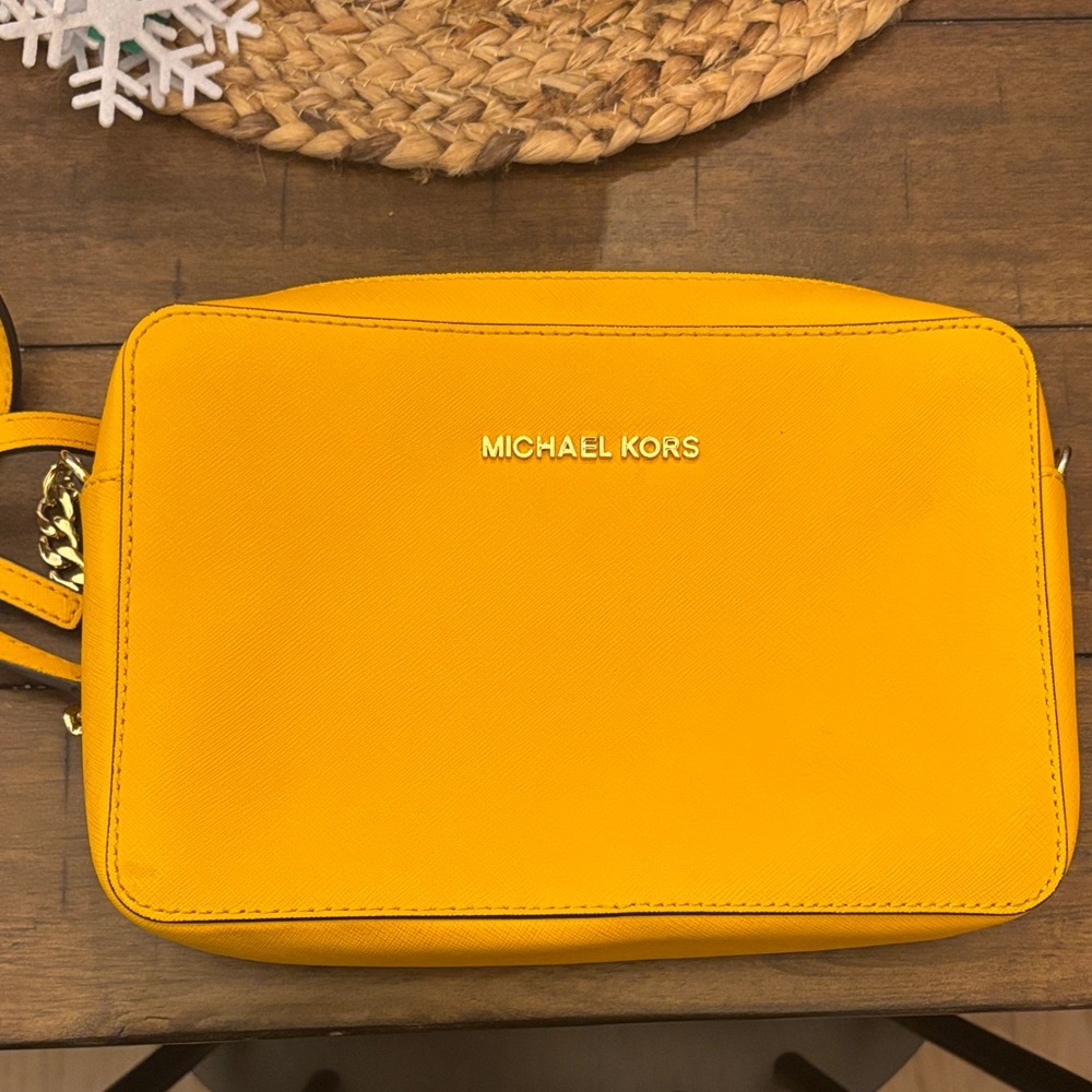 Michael Kors Vibrant Yellow Crossbody Bag